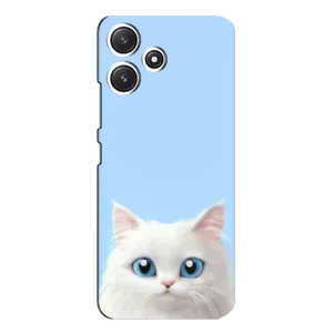 Чехол на тематику: Коты для Xiaomi POCO M6 (Белый кот)