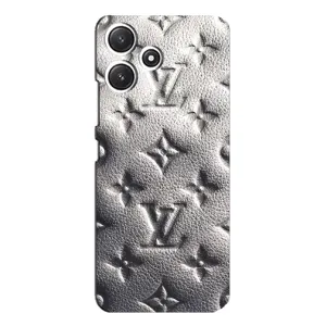 Текстурный Чехол Louis Vuitton для Поко М6 (Бежевый ЛВ)