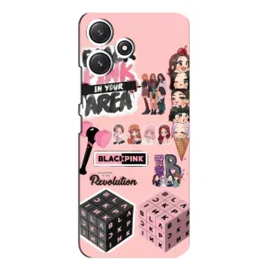 Чохли з картинкою для Xiaomi POCO M6 (BLACK PINK колаж)