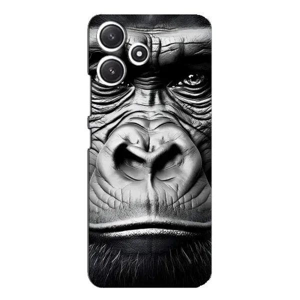 Чехол с рисунком «Черная обезьяна» для Xiaomi POCO M6 Чехол с рисунком «Черная обезьяна» для Xiaomi POCO M6