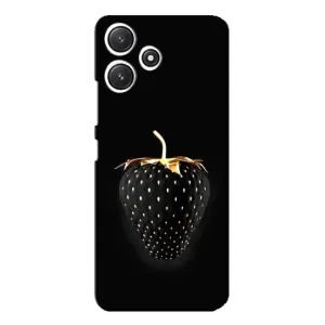 Чохол з зображенням смачної їжі для Xiaomi POCO M6 (Чорна полуниця)