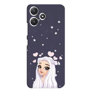 Чохол Стильні дівчата на Xiaomi POCO M6 (Дівчина та серця)