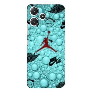Силиконовый Чехол Nike Air Jordan на Поко М6 (Джордан Найк)
