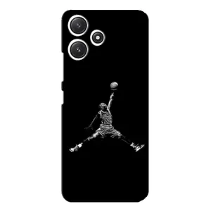 Силиконовый Чехол Nike Air Jordan на Поко М6 (Джордан)