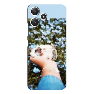 Чохли з зображенням різних тварин на Xiaomi POCO M6 (Їжачок в руці)