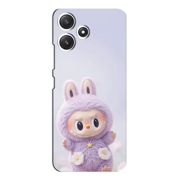 Чехол с рисунком «Фиолетовый Лабубу» для Xiaomi POCO M6 Чехол с рисунком «Фиолетовый Лабубу» для Xiaomi POCO M6