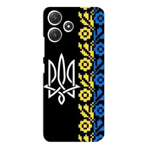Силіконовый Чохол на Xiaomi POCO M6 (Герб и вишиванка)