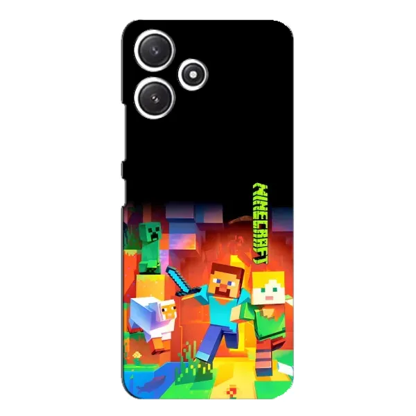 Чехол с рисунком «Герой Майнкрафт» для Xiaomi POCO M6 Чехол с рисунком «Герой Майнкрафт» для Xiaomi POCO M6