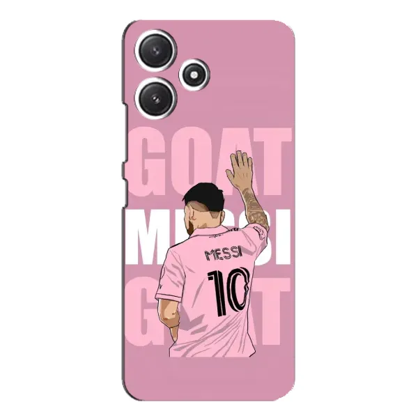 Чехол с рисунком «GOAT MESSI» для Xiaomi POCO M6