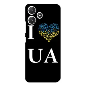 Силиконовый Чехол на Xiaomi POCO M6 (Я-Украина) (I Love UA)