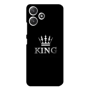 Чохол (Корона на чорному фоні) для Поко М6 (KING)