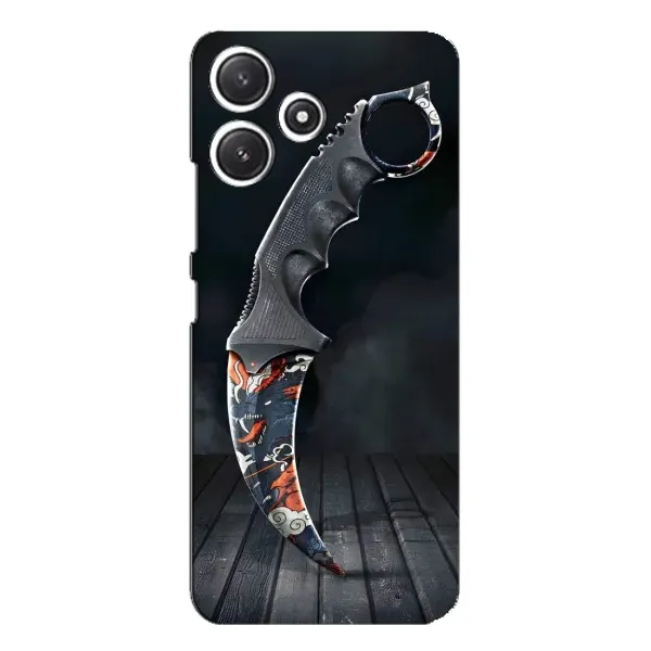 Чехол с рисунком «Кинжал КС ГО» для Xiaomi POCO M6 Чехол с рисунком «Кинжал КС ГО» для Xiaomi POCO M6