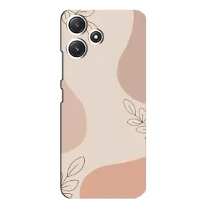 Чохол квітковий дизайн для Xiaomi POCO M6 (Кориневий фон)