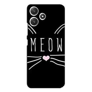 Бампер с изображением Котиков для Поко М6 (КОТИК MEOW)