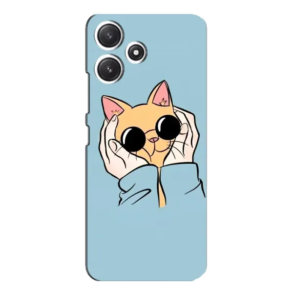 Чехол с рисунком «КОТИК в очках» для Xiaomi POCO M6 Чехол с рисунком «КОТИК в очках» для Xiaomi POCO M6