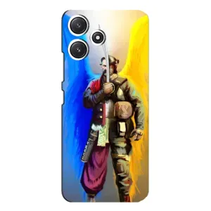 Чехол с картинкой (Патриотический КОЗАК) на Xiaomi POCO M6 (Козак с крыльями)
