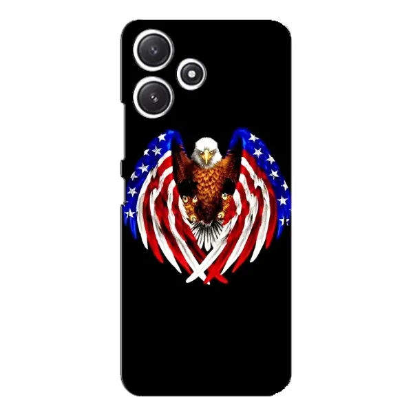 Чехол с рисунком «Крылья США» для Xiaomi POCO M6