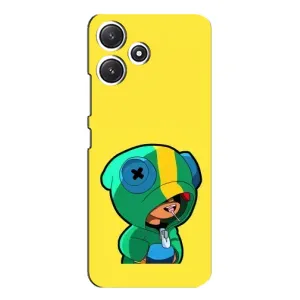Чохол Бравл Старс для Xiaomi POCO M6 (Леон (LEON))