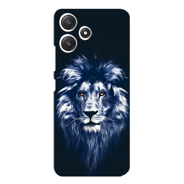 Чехол с рисунком «Лев - синий» для Xiaomi POCO M6 Чехол с рисунком «Лев - синий» для Xiaomi POCO M6