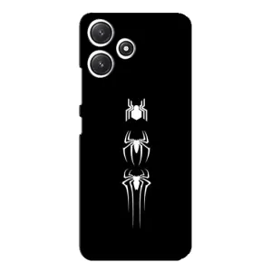 Чехол Супергерой Человека Паука на Xiaomi POCO M6 (Лого паука)