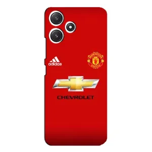 Силиконовые Чехлы принт Футбол на Xiaomi POCO M6 (Man United)