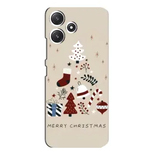 Чехол Санта Клаус для Xiaomi POCO M6 (Merry Christmas)