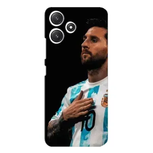 Чехлы Лео Месси Аргентина для Xiaomi POCO M6 (Месси Капитан)