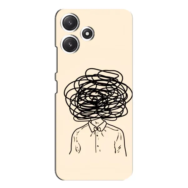 Чехол с рисунком «Мысли» для Xiaomi POCO M6