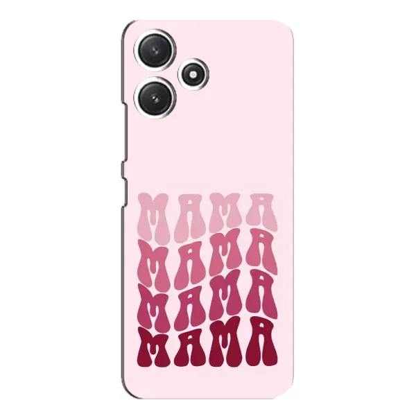 Чехол с рисунком «Надпись мама» для Xiaomi POCO M6 Чехол с рисунком «Надпись мама» для Xiaomi POCO M6