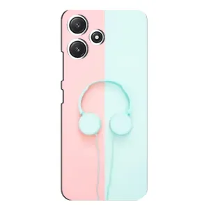 Девчачий Чехол для Xiaomi POCO M6 (Наушники)
