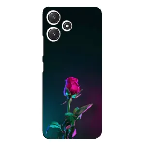 Чохли з принтом Троянд для Xiaomi POCO M6 (Нічна троянда)