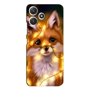 Чохол з Лисичкою для Xiaomi POCO M6 (Новорічне лисеня)