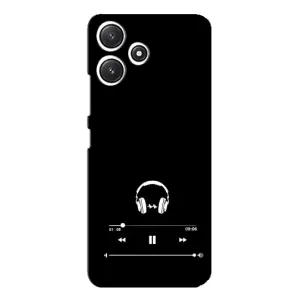 Чохол з картинками на чорному фоні для Xiaomi POCO M6 (Плеєр)