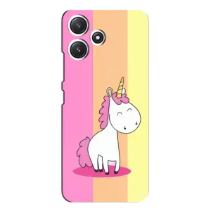 Чехол Unicorn на Xiaomi POCO M6 (Радужный Единорог)