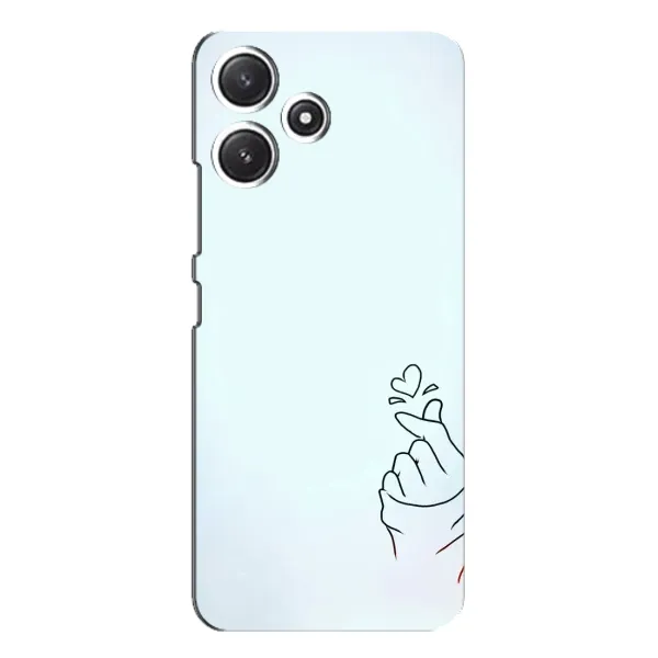 Чехол с рисунком «Сердце на голубом» для Xiaomi POCO M6 Чехол с рисунком «Сердце на голубом» для Xiaomi POCO M6