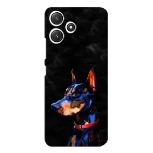 Бампер для Xiaomi POCO M6 с картинкой "Песики" (Собака Мопс)
