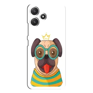 Бампер для Xiaomi POCO M6 с картинкой "Песики" (Собака Король)