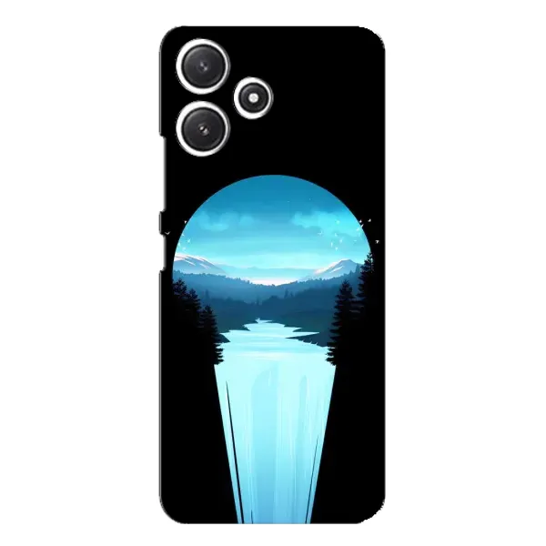 Чехол с рисунком «Синий Водопад» для Xiaomi POCO M6 Чехол с рисунком «Синий Водопад» для Xiaomi POCO M6