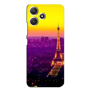 Чохол Ейфелева Вежа на Xiaomi POCO M6 (Яскрава башня)