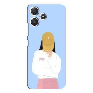 Силіконовый Чохол на Xiaomi POCO M6 з картинкой Модных девушек (Жовта кепка)