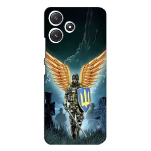 Патріотичний Чохол для Xiaomi POCO M6 (ЗСУ з крильми)