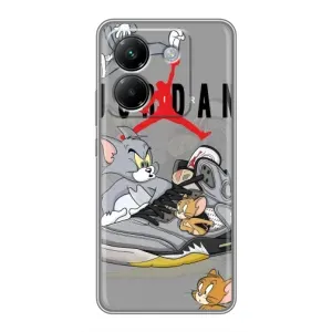 Силіконовый Чохол Nike Air Jordan на Поко М7 Про 5Джі (Air Jordan)