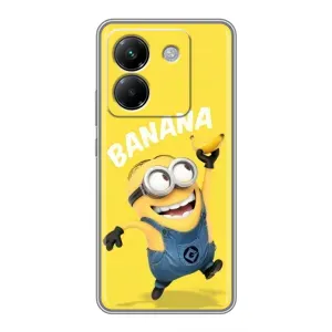 Мультяшний принт на Чохол для Поко М7 Про 5Джі (Banana)