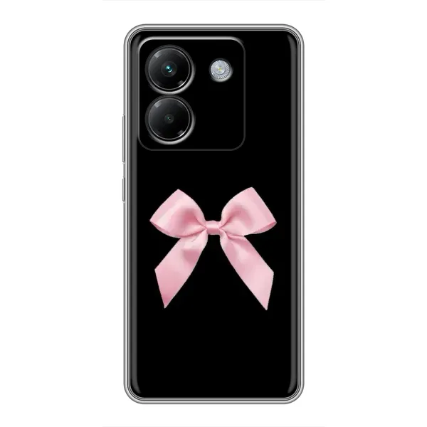 Чехол с рисунком «Бант на черном» для Xiaomi Poco M7 Pro 5G Чехол с рисунком «Бант на черном» для Xiaomi Poco M7 Pro 5G