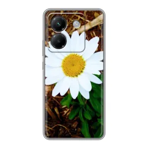 Чохол з ромашками на Xiaomi Poco M7 Pro 5G (Біла ромашка)