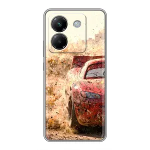 Чехол с принтом Маквин для Xiaomi Poco M7 Pro 5G (Маквин в грязи)