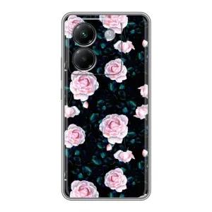 Чохли з принтом Троянд для Xiaomi Poco M7 Pro 5G (Чайні троянди)