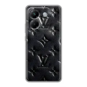 Текстурний Чохол Louis Vuitton для Поко М7 Про 5Джі (Чорний ЛВ)