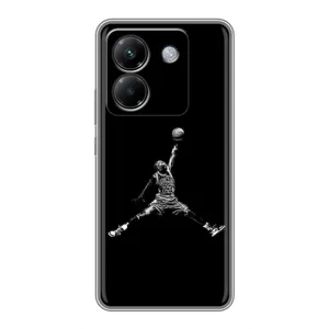 Силіконовый Чохол Nike Air Jordan на Поко М7 Про 5Джі (Джордан)