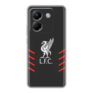 Силиконовые Чехлы принт Футбол на Xiaomi Poco M7 Pro 5G (Эмблема Liverpool)